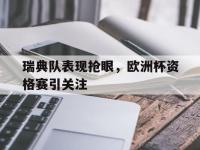 开云web网站-瑞典队表现抢眼，欧洲杯资格赛引关注