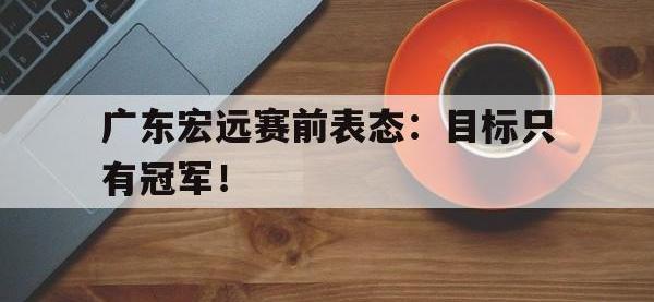 开云体育游戏-广东宏远赛前表态：目标只有冠军！