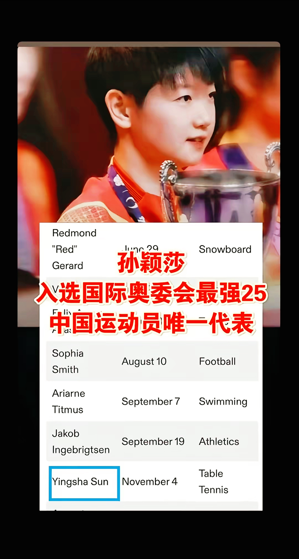 中国女排回归首秀大放异彩，孙颖莎主场球迷高呼名字